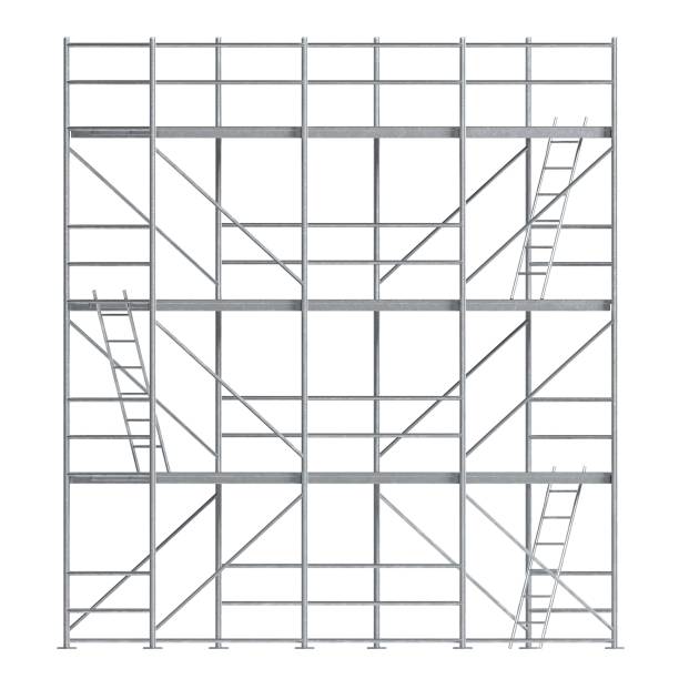 istock Realistic 3D Render of Metal Scaffolding 1152850045
