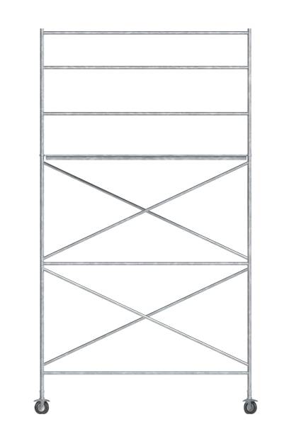 istock Realistic 3D Render of Metal Scaffolding 1152850062