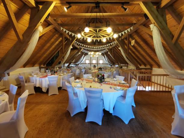 istock wedding bride party farm event 1152851010