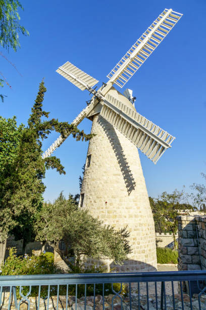 istock White windmill in Jerusalem city center 1152851600