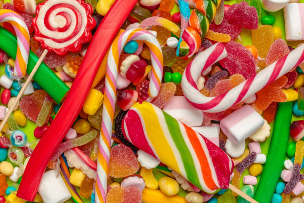 istock closeup of mixed candies 1152856817