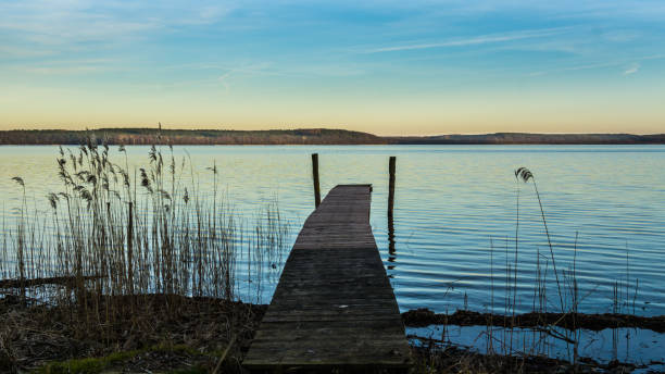 istock landing stage at the lake Plauer See idyllic landscape 1152857191