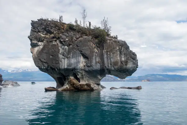 marble cathedral rock in chile
