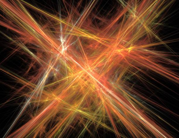 istock image of one Digital Fractal on Black Color 1152863840
