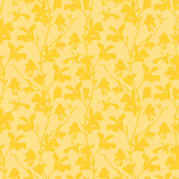 Soar Sandsynligvis Regelmæssighed Seamless Pattern With Magnolia Tree Blossom Yellow Floral Background With  Branch And Magnolia Flower Spring Design With Big Floral Elements Hand  Drawn Botanical Illustration Stock Illustration - Download Image Now -  iStock