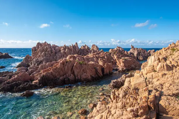 Photo of The Costa Paradiso on the North Coast of Sardinia between Santa Teresa di Gallura and Castelsardo, Italy