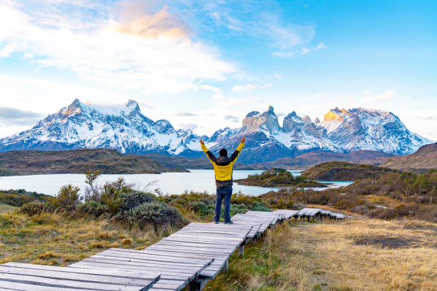 istock Torres del Paine National Park, Chile. (Torres del Paine National Park) 1152870402