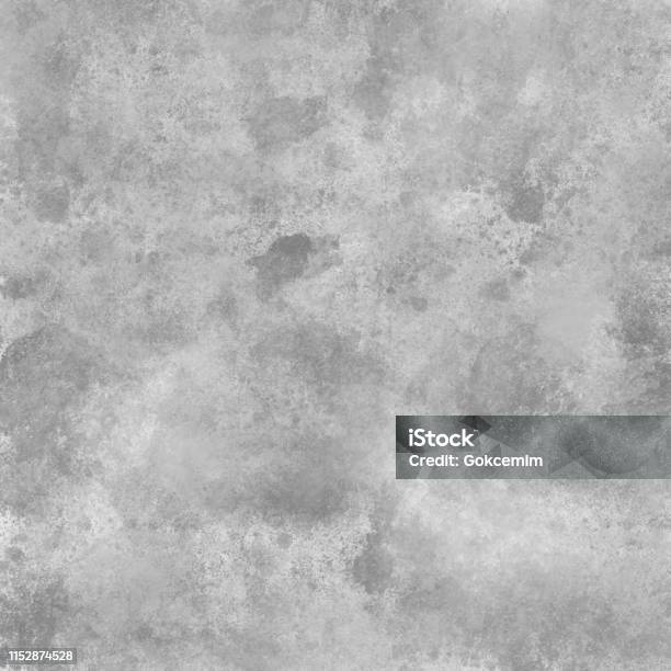 Gray And White Concrete Abstract Wall Texture Grunge Vector Background Full Frame Cement Surface Grunge Texture Background Stock Illustration - Download Image Now