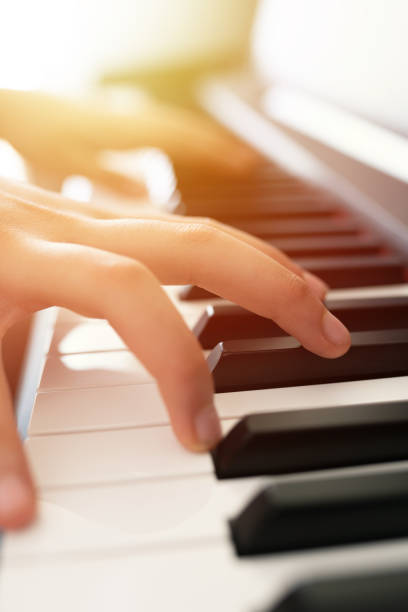 istock piano keys and playing piano 1152875512