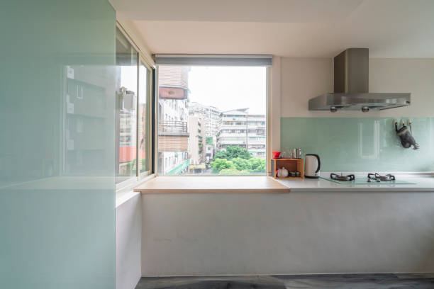 istock Interior view of a modern kitchen with no people 1152876572