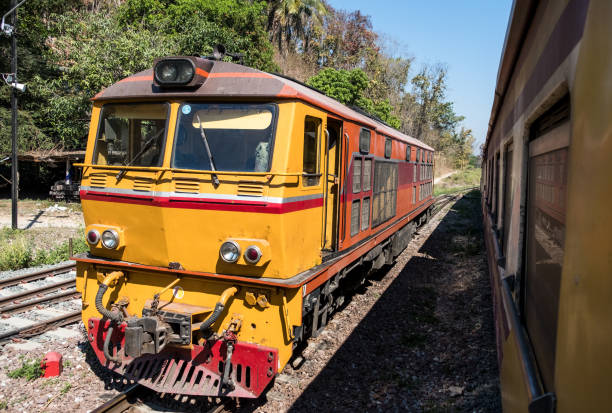 istock Old diesel electric locomotive. 1152879741