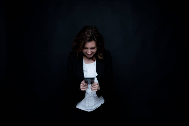istock Businesswoman is using her phone 1152886328