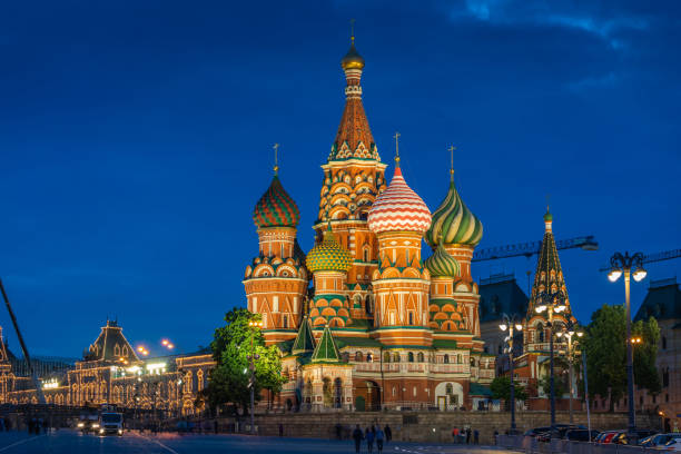 istock St. Basil's Cathedral in Moscow on Red Square on a summer evening 1152886523