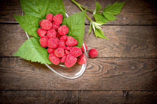 istock Juicy, succulent raspberry in bowl, healthy and strong antioxidant 1152888078