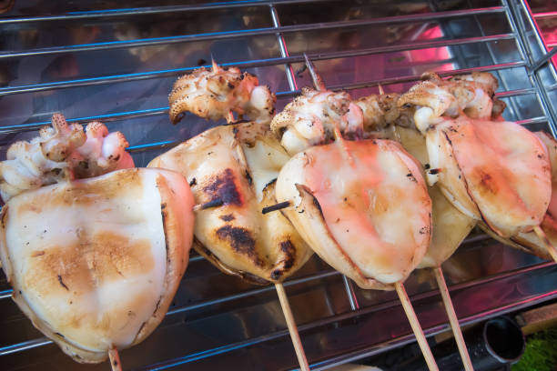 istock Grilled Calamari skewers 1152888909