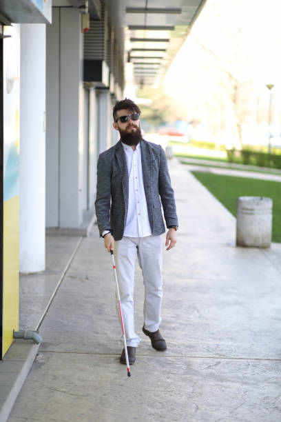 istock Blind man outdoors 1152890526