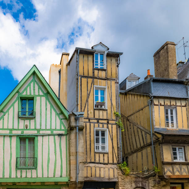 istock Vannes, old half-timbered houses 1152894988