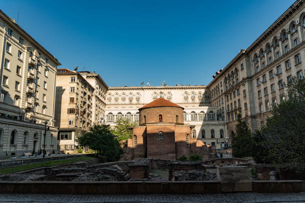 istock Ancient archaeological complex and Church of St. George, Sofia, Bulgaria 1152899572