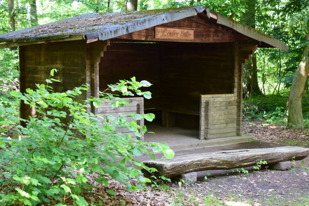istock Koblenz, city forest hut 1152900937