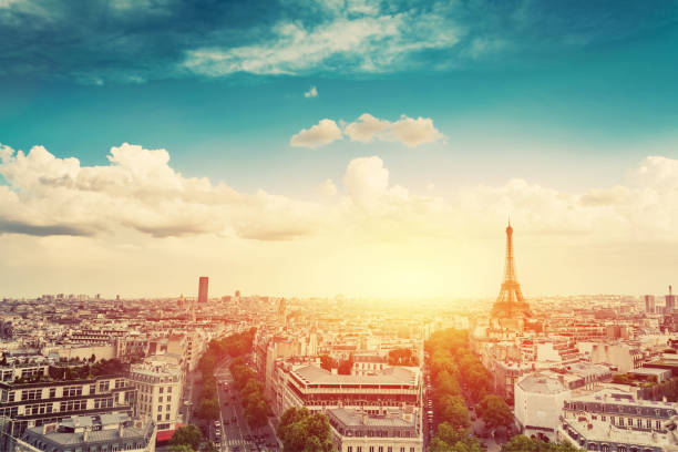 istock Paris, France at sunset 1152905351