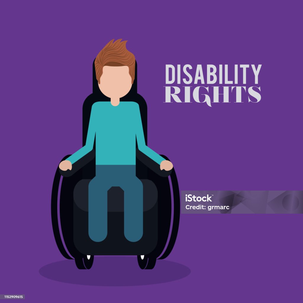 Disability Rights Design Disability Rights Design Vector Illustration Stock Illustration ...