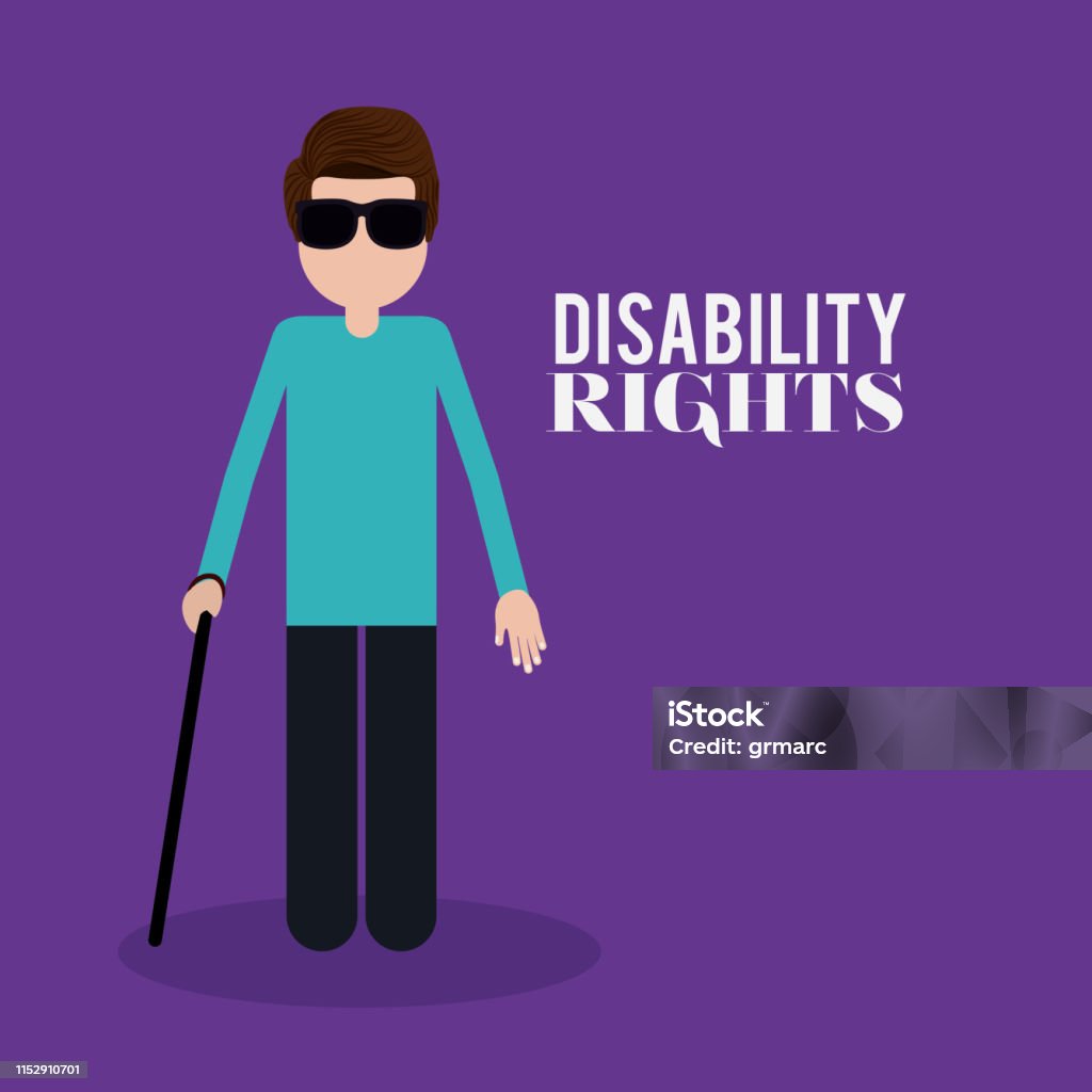 Disability Rights Design Disability Rights Design Vector Illustration Stock Illustration ...