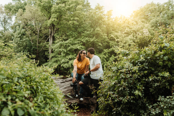 istock Romantic couple in Central Park 1152913769