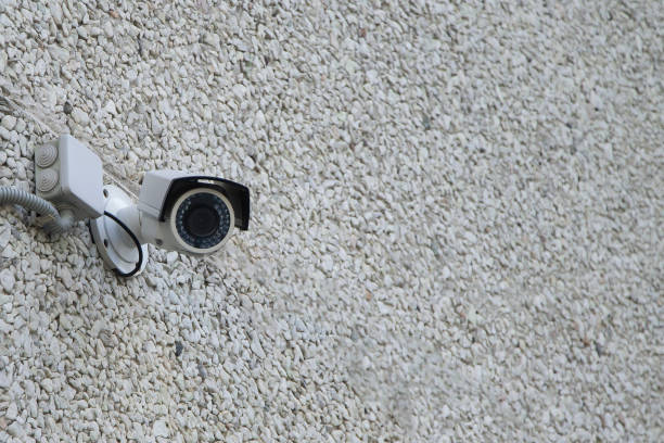 видеокамера системы безопасности фондовой фото. - mounted guard стоковые фото и изображения