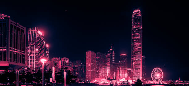 istock Hong Kong bussines center at sunrise 1152917971
