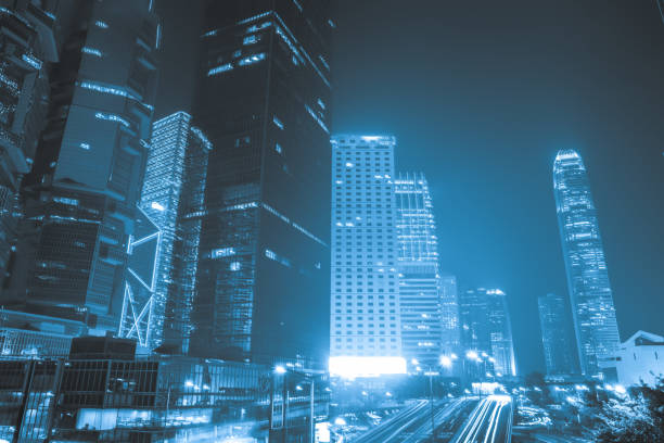 istock Hong Kong bussines center at sunrise 1152917976