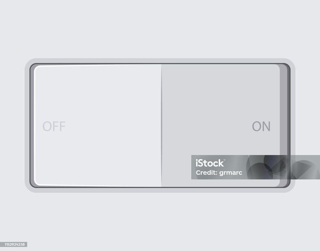 Vector Light Switch Light Switch Design Stock Illustration - Download Image Now ...