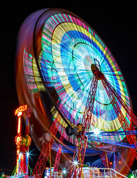 istock Long exposure ferris wheel in Van city 1152939973