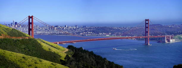 istock Panoramic view of Golden Gate Bridge 1152943613