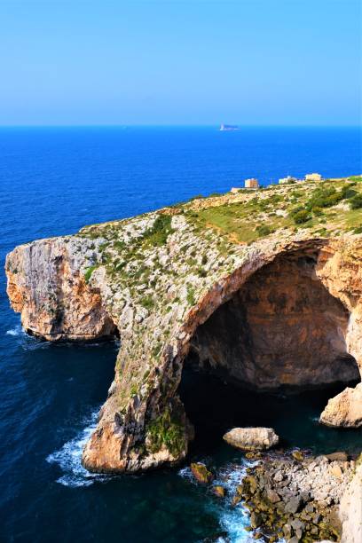 istock Malta's Blue Grotto and sea caves 1152944731