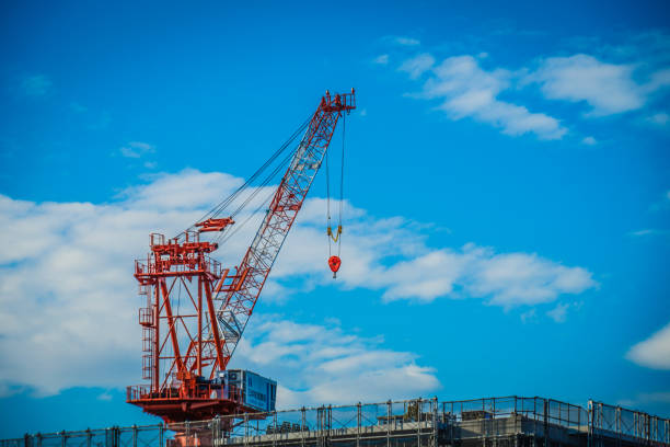 建設中のアパートと青い空 - 13422 ストックフォトと画像