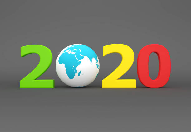 istock New Year 2020 Creative Design Concept with Earth globe 1152947868