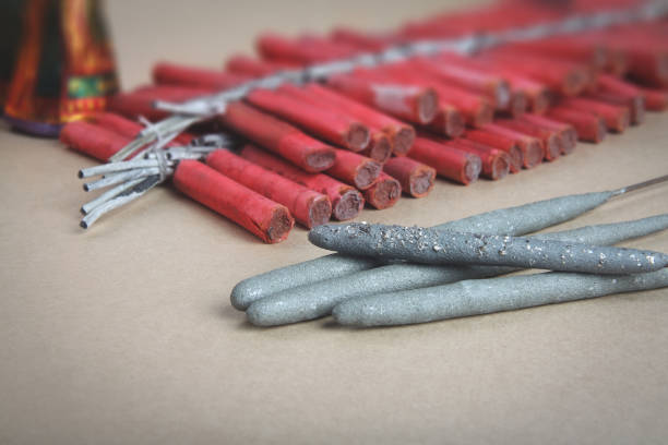 istock Indian Traditional Fire crackers during Diwali festival 1152959138