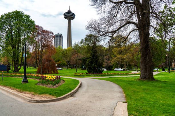 istock Skyline of Niagara Falls City in Canada 1152960558