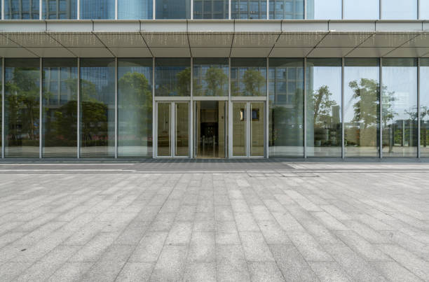 istock Empty floor and modern office building ,shenzhen,china 1152968636