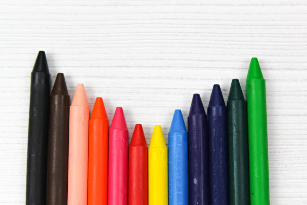 istock Many colourful crayon, isolated on a white surface, School Supplies 1152975503