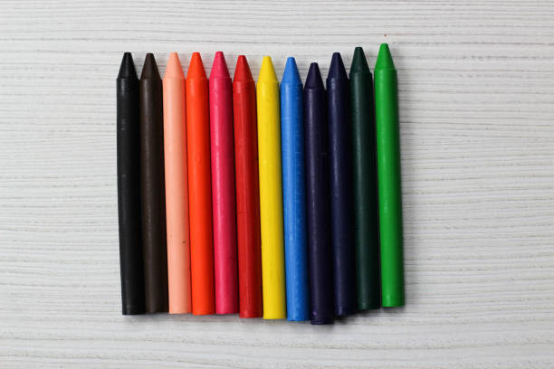 istock Many colourful crayon, isolated on a white surface, School Supplies 1152976559
