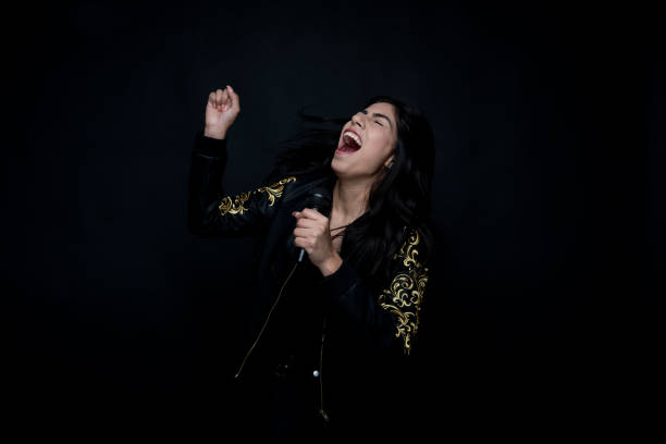 istock Amazing latino female musician 1152979549