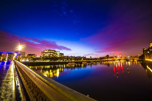 istock Westminster Bridge at night London England 1152985432