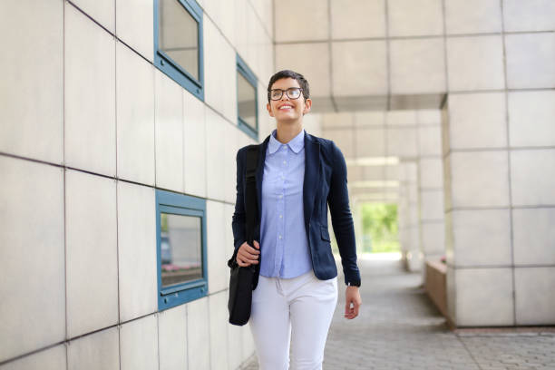 istock Businesswoman going to work 1152988691