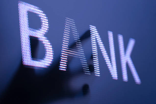 istock bank word in billboard screen 1152996439