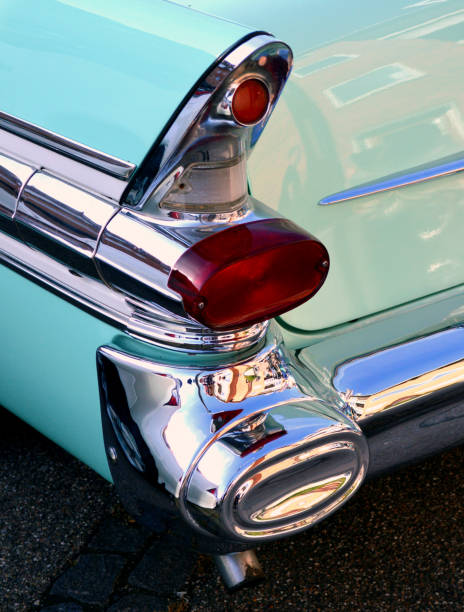 istock Tail light of American veteran car 1153004221