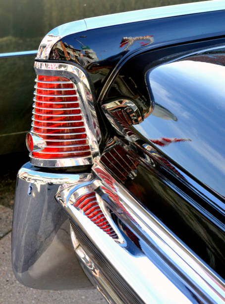 istock Tail light of American veteran car 1153004222