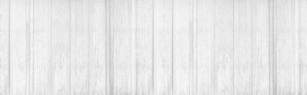 istock Panorama of white wood wall texture and background 1153004346