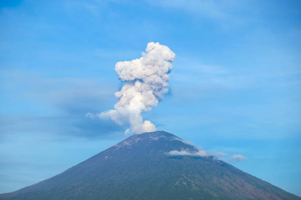 istock Mount Agung Bali erupts 1153007250
