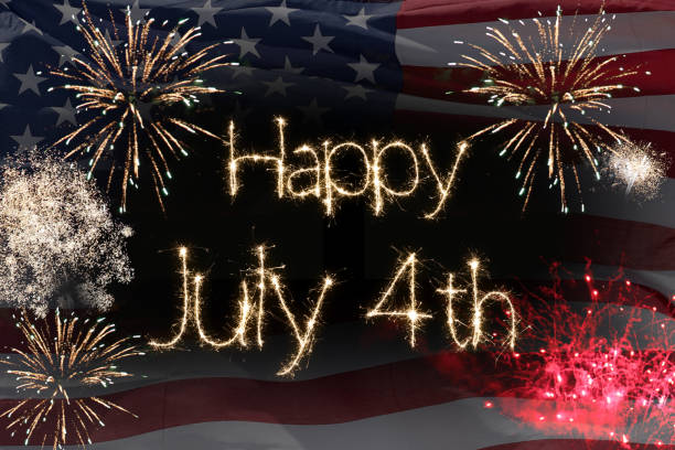 Fourth of July Independence day sparkler fireworks